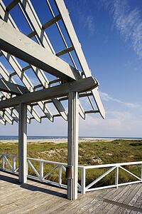 View of Beach from Arbor Deck