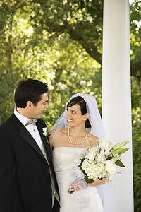 Happy Newlywed Couple