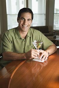 Man Sitting at Bar