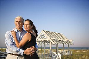 Portrait of Couple on Beach