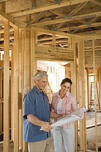 Couple Building Home