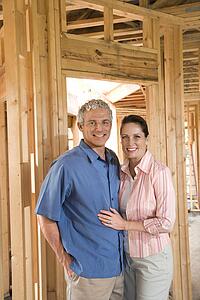 Couple Building Home