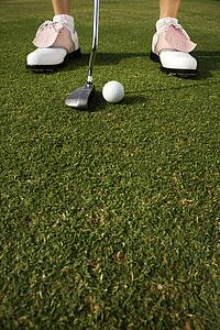 Golfer Putting