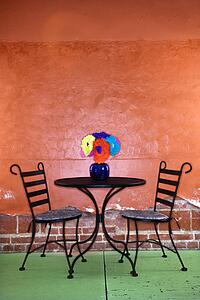 Paper Flowers on Table