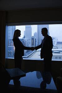 Businesspeople Shaking Hands
