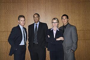 Businesspeople Standing Together