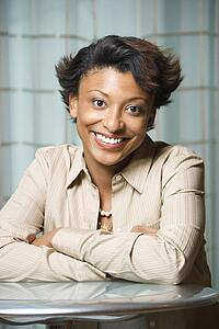 Portrait of Smiling African-American Woman