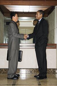 Two Businessmen Shaking Hands