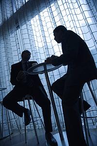 Businessmen Having Coffee