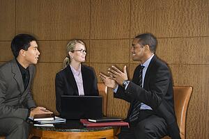 Businesspeople Having a Discussion