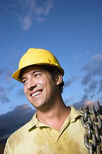 Construction Worker Smiling