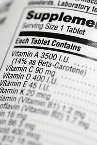 Nutritional Content Label