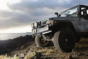 SUV at Coast