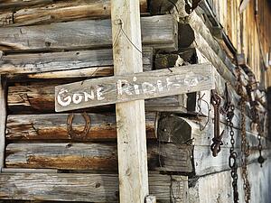 Sign and Old Stable