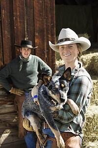 Wearing a Cowboy Hats