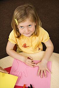 Young Girl Drawing