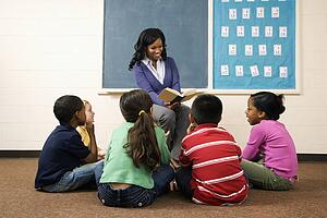 Teacher Reading to Students