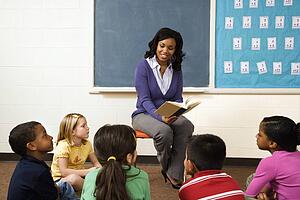 Teacher Reading to Students