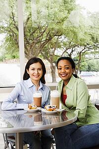 Two Women Dining Out