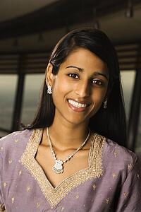 Portrait of Young Indian Woman
