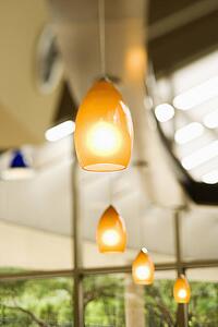 Row of Hanging Lights