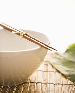 Chopsticks on an Empty Bowl
