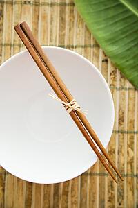 Chopsticks on an Empty Bowl