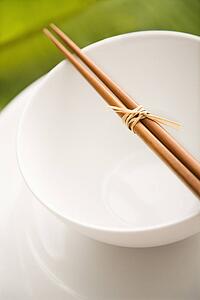 Chopsticks on an Empty Bowl