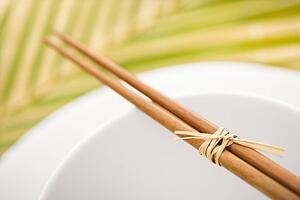 Chopsticks on an Empty Bowl