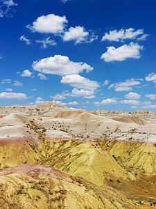 Hills in the South Dakota Badlands