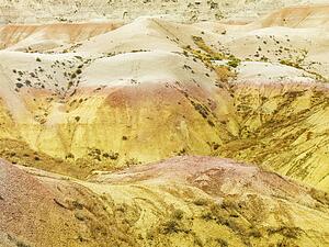 Hills in the South Dakota Badlands