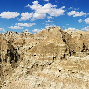Mountains in the South Dakota Badlands