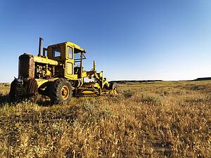 Old Grader in Field