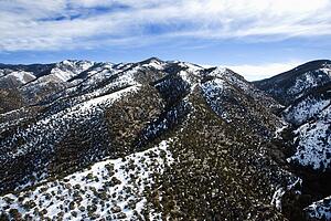 Snow Covered Mountain Peaks