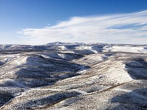 Snowy Hill Landscape