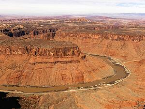 River Through a Craggy Landscape