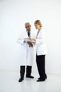 Doctors with chart