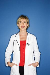 Female doctor.