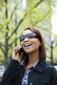 Woman on cellphone