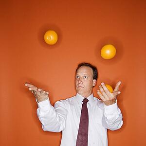 Business juggler