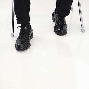 Businessman feet