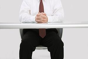 Businessman at desk