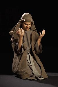 boy portraying a young jesus