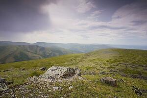dawson city, yukon territory, canada; top of the world highway