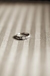 an engagement ring