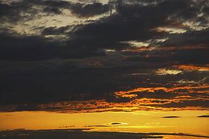 clouds at sunset