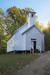 knoxville, tennessee, united states of america; a white church building