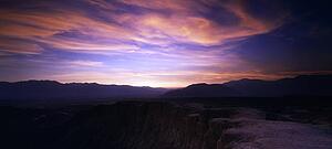 California, Usa; Sunset Over A Landscape