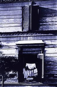 Laundry Hanging In Window