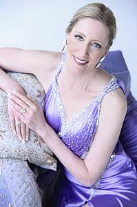 portrait of a woman in an evening gown